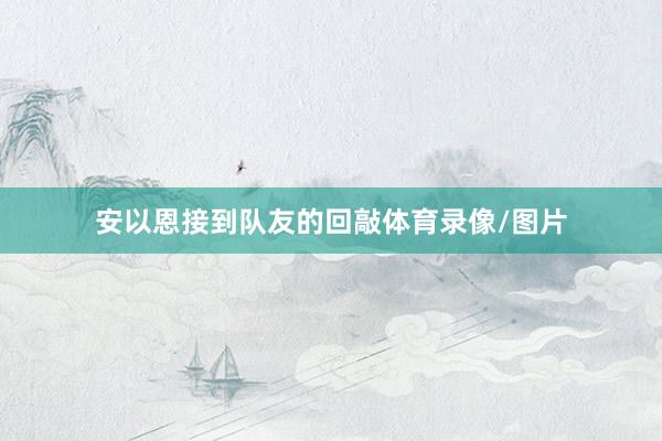 安以恩接到队友的回敲体育录像/图片
