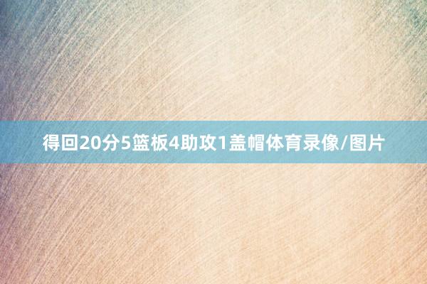 得回20分5篮板4助攻1盖帽体育录像/图片