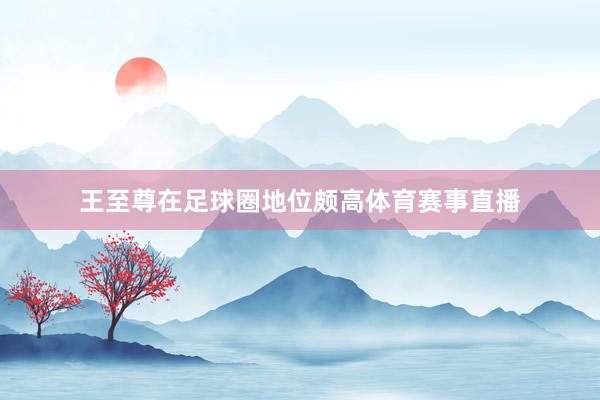 王至尊在足球圈地位颇高体育赛事直播